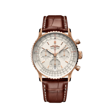 Breitling Navitimer B01 Chronograph 41 18K Red Gold Men's Watch