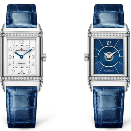 Jaeger-Lecoultre Reverso Classic Duetto Stainless steel & Diamonds Lady`s Watch