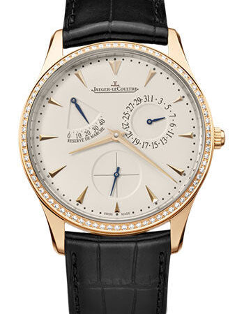 Jaeger-Lecoultre Master Ultra Thin Power Reserve 18K Rose Gold & Diamonds Men's Watch