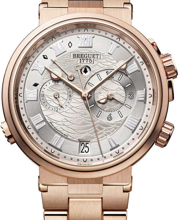 Breguet Marine 5547 Marine Alarme Musicale 18K Rose Gold Men's Watch