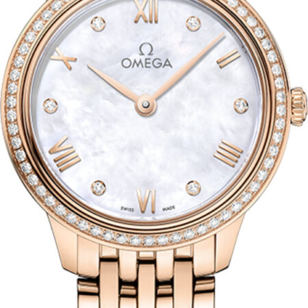 Omega De ville Prestige 18K Sedna™ Gold & Diamonds Lady's Watch