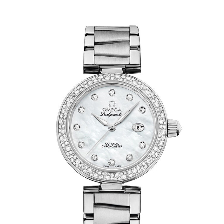 Omega De ville Ladymatic Stainless steel & Diamonds Lady's Watch