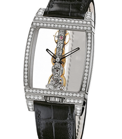 Corum Golden Bridge 18K White Gold & Diamonds Unisex Watch