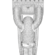 Van Cleef & Arpels Cadenas 18K White Gold & Diamonds Lady's Watch
