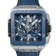 Hublot Square Bang Chronograph Titanium & Blue Ceramic Men's Watch