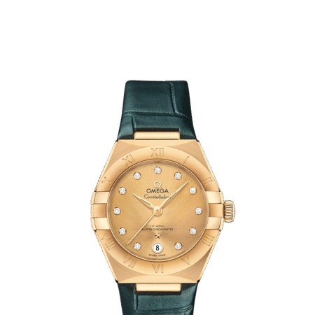 Omega Constellation Co-Axial Master Chronometer 18K Yellow Gold & Diamond Lady’s Watch