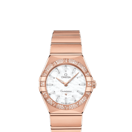 Omega Constellation Quartz 18K Sedna™ Gold & Diamonds Lady’s Watch