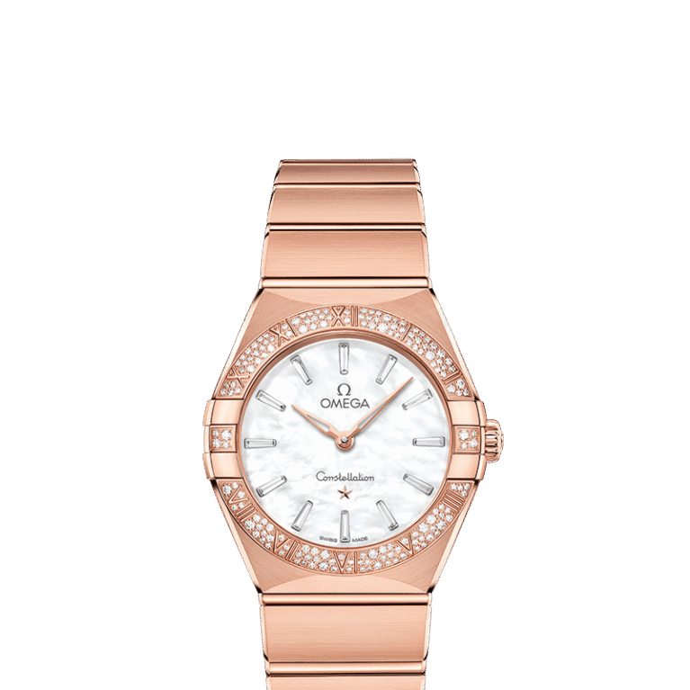 Omega Constellation Quartz 18K Sedna™ Gold & Diamonds Lady’s Watch