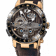 Ulysse Nardin El Toro Perpetual GMT 18K Rose Gold Men's Watch