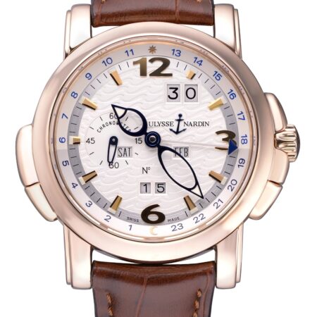 Ulysse Nardin GMT Perpetual Limited Edition 18K Rose Gold Men's Watch