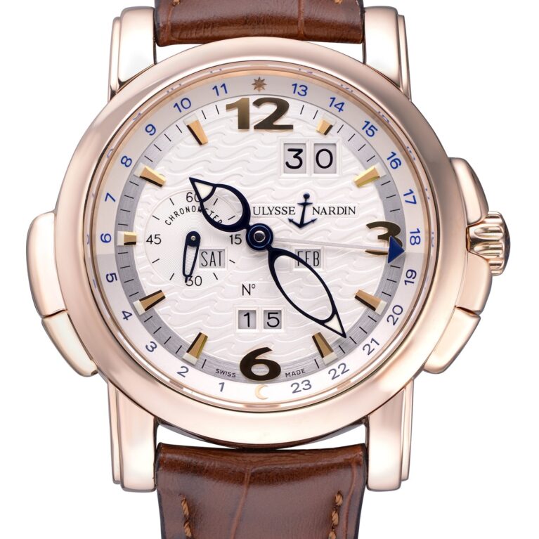 Ulysse Nardin GMT Perpetual Limited Edition 18K Rose Gold Men's Watch
