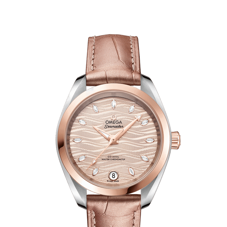 Omega Seamaster Aqua Terra Co-Axial Master Chronometer Stainless Steel & 18K Sedna™ Gold Lady's Watch