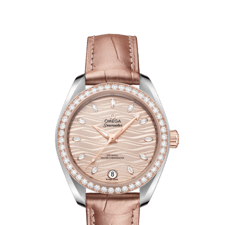 Omega Seamaster Aqua Terra Co-Axial Master Chronometer Stainless Steel & 18K Sedna™ Gold & Diamonds Lady's Watch