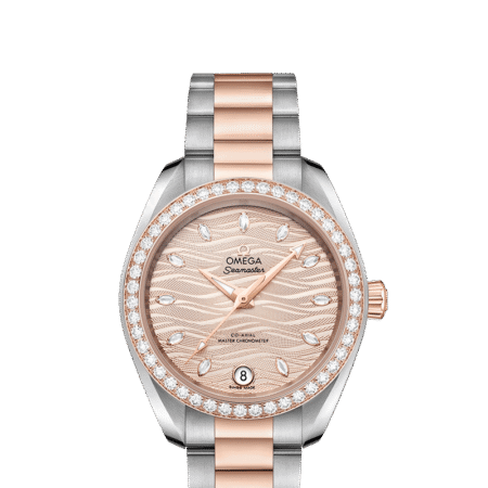 Omega Seamaster Aqua Terra Co-Axial Master Chronometer Stainless Steel & 18K Sedna™ Gold & Diamonds Lady's Watch