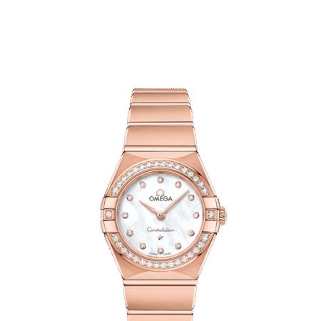 Omega Constellation Quartz 18K Sedna™ Gold & Diamonds Lady’s Watch