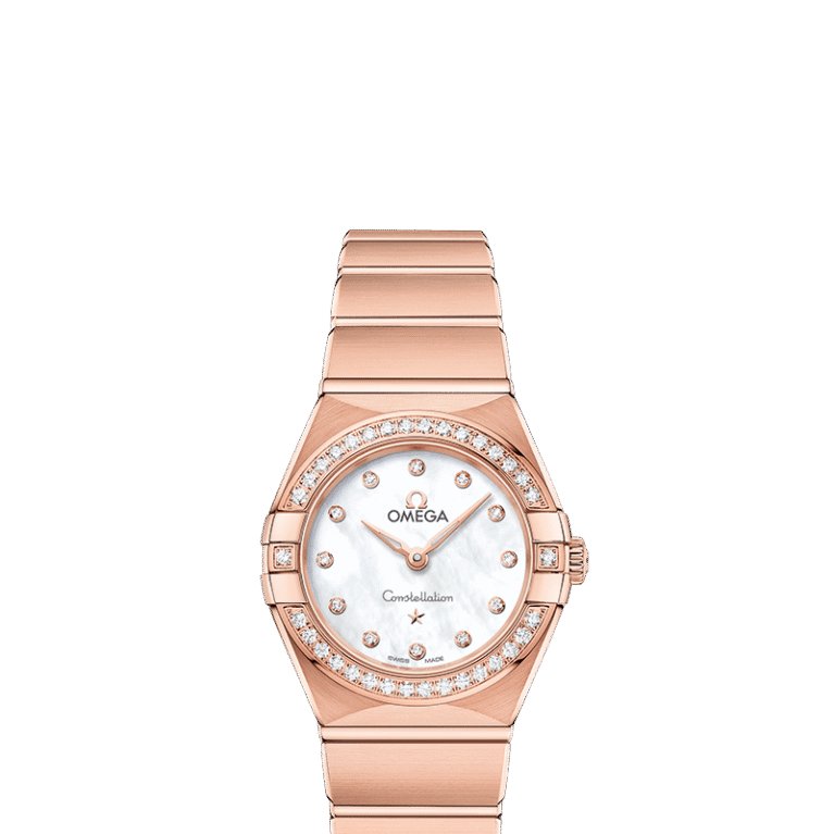 Omega Constellation Quartz 18K Sedna™ Gold & Diamonds Lady’s Watch