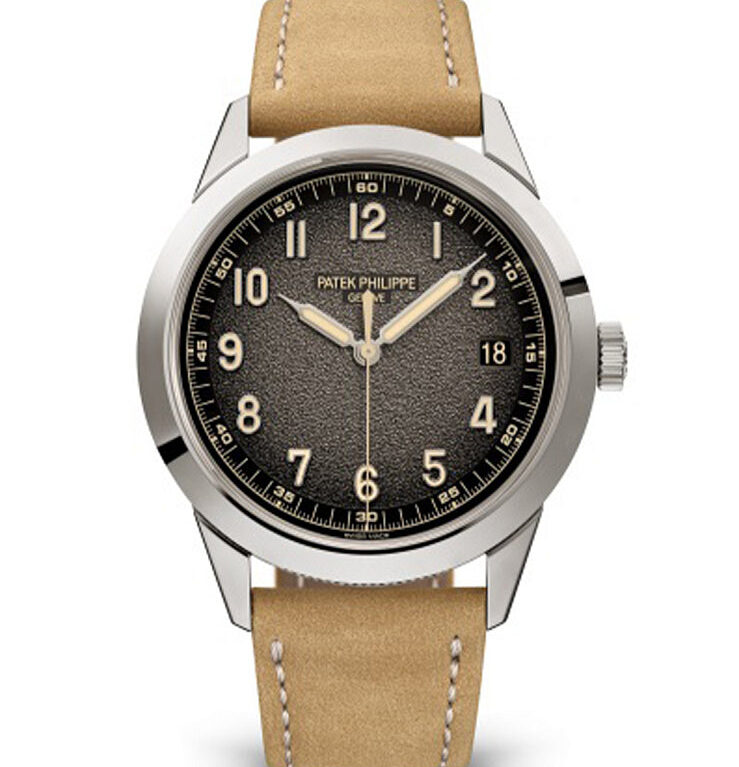 Patek Philippe Calatrava 18K Whte Gold Men's Watch