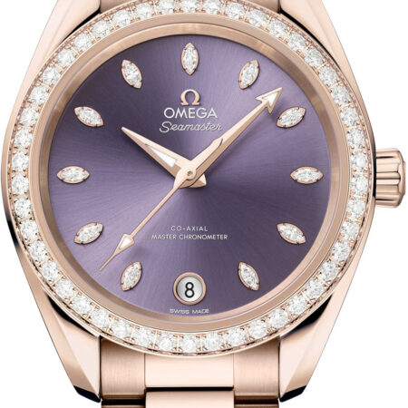 Omega Seamaster Aqua Terra Chronometer 18K Sedna™ gold & Diamonds Unisex Watch