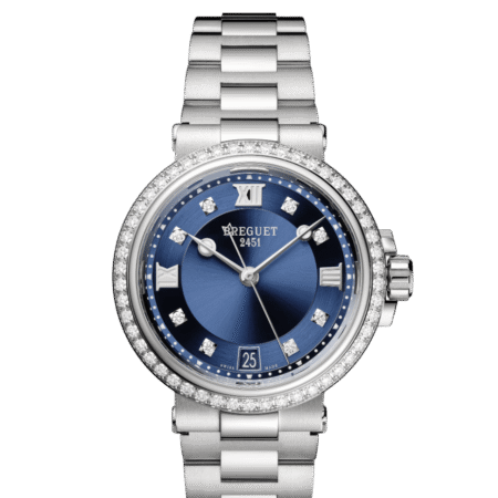 Breguet Marine Stainless Steel & Diamonds Lady's Watch