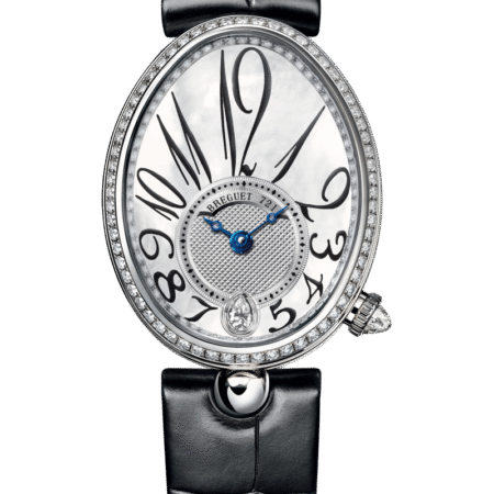 Breguet Reine De Naples 8918 18K White Gold & Diamonds Ladies Watch
