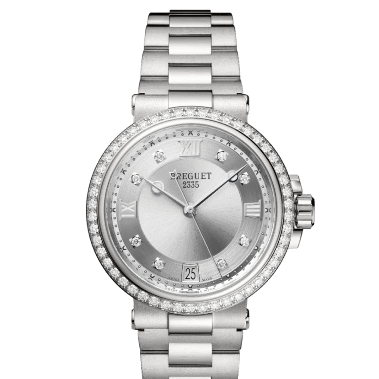 Breguet Marine Stainless Steel & Diamonds Lady's Watch