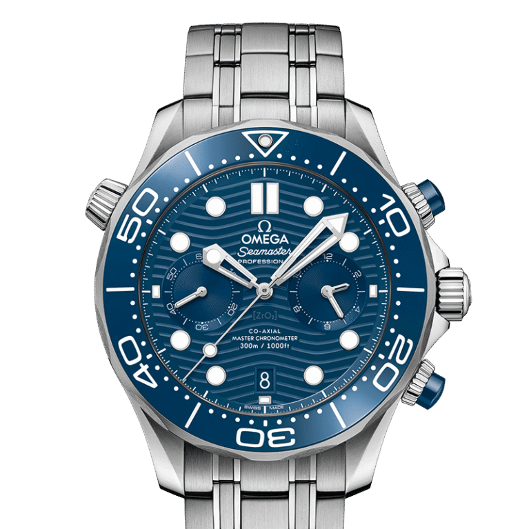 Omega Seamaster Diver Co-Axial Chronometer Chronograph Stainless Steel Men's Watch