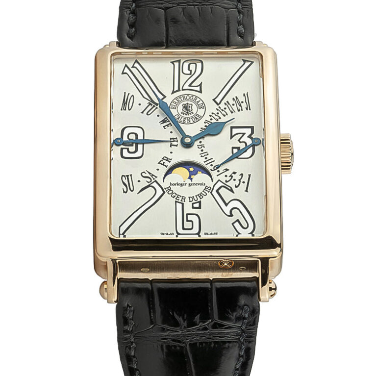 Roger Dubuis Much More Bi-retrograde Calendar 18K Rose Gold Mens Watch