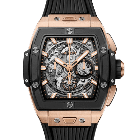 Hublot Spirit of Big Bang Chronograph 18K King Gold & Black Ceramic Man's Watch