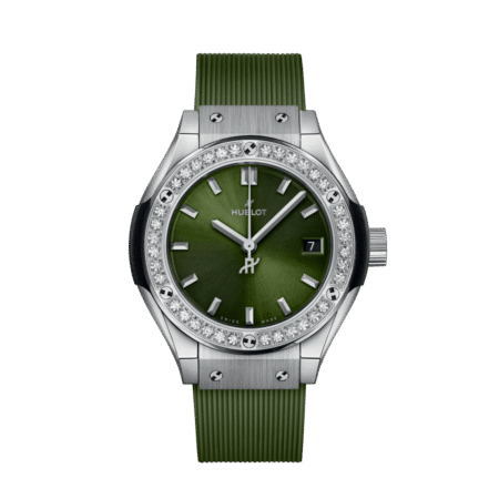 Hublot Classic Fusion Titanium & Diamonds Unisex Watch