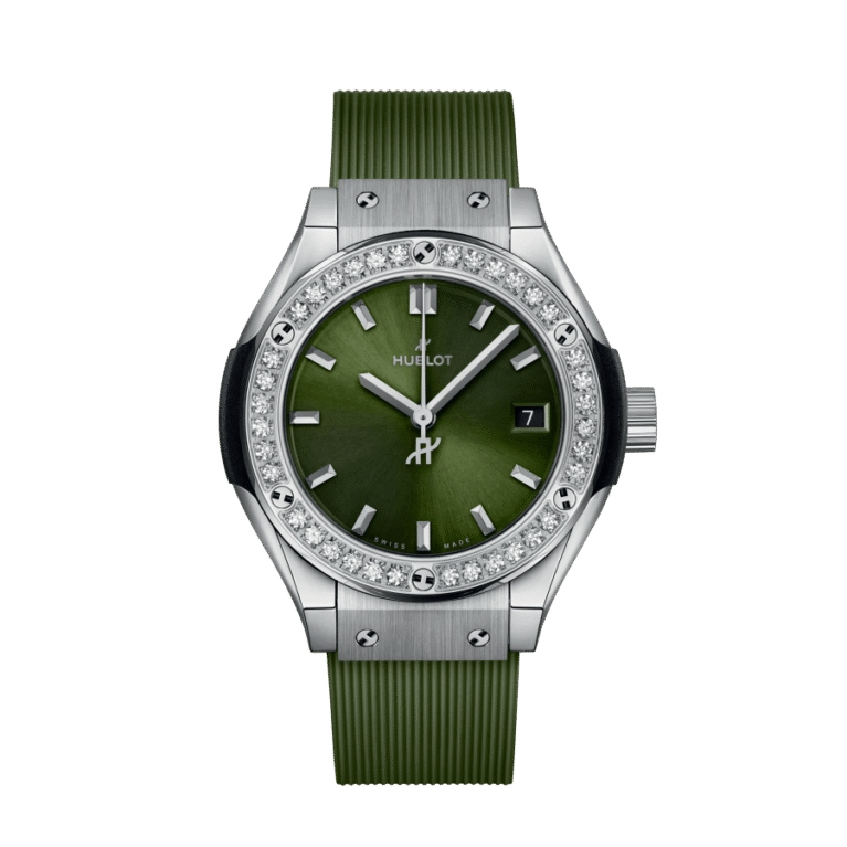Hublot Classic Fusion Titanium & Diamonds Unisex Watch