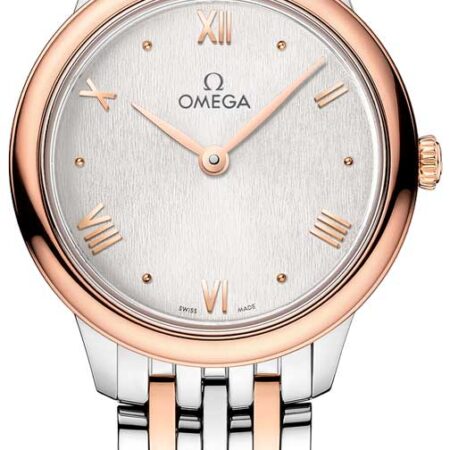 Omega De ville Prestige Stainless steel & 18K Sedna™Gold Lady's Watch