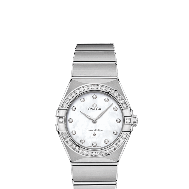 Omega Constellation Quartz Stainless steel & Diamonds Lady’s Watch