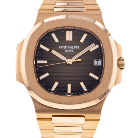 Patek Philippe Nautilus 18K Rose Gold Man's Watch