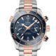 Omega Seamaster Planeta Ocean Chronograph Stainless steel & 18K Sedna™ gold & Ceramic Men's Watch