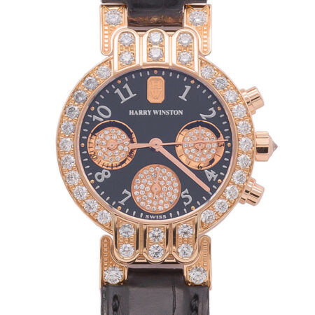 Harry Winston Premier Chronograph 18K Rose Gold & Diamonds Lady's Watch