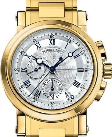 Breguet Marine Chronograph 18K Yellow gold Men's Watch