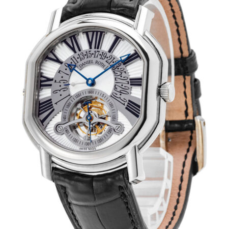 Daniel Roth Masters Tourbillon Retrograde Date  18K White Gold Men's Watch