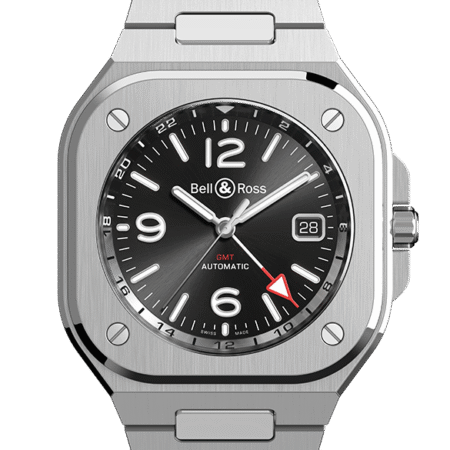 Bell & Ross Instruments BR 05 GMT Steel Men`s Watch
