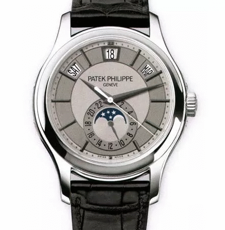 Patek Philippe Annual Calendar Chronograph 18K White Gold Men`s Watch