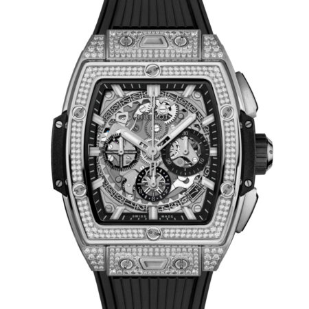 Hublot Spirit of Big Bang Chronograph Titanium & Diamonds Man's Watch