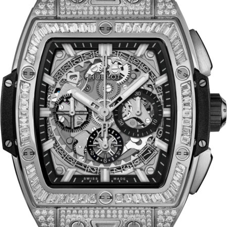 Hublot Spirit of Big Bang Chronograph Titanium & Diamonds Man's Watch