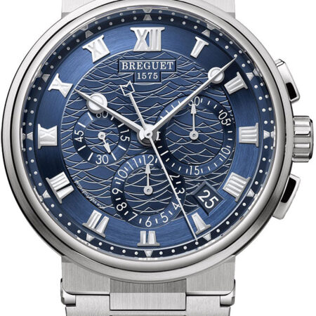 Breguet Marine 5527 Chronograph 18K White Gold Men's Watch