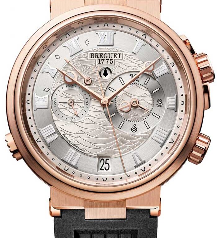 Breguet Marine 5547 Marine Alarme Musicale 18K Rose Gold Men's Watch