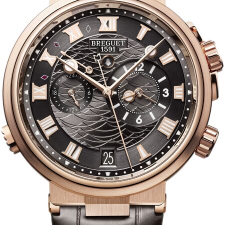 Breguet Marine 5547 Marine Alarme Musicale 18K Rose Gold Men's Watch