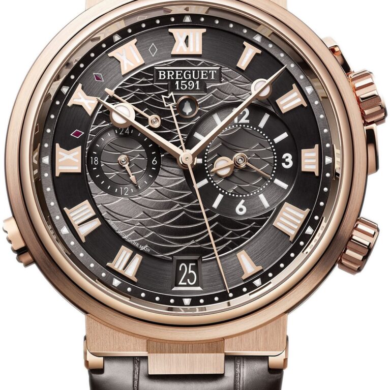 Breguet Marine 5547 Marine Alarme Musicale 18K Rose Gold Men's Watch