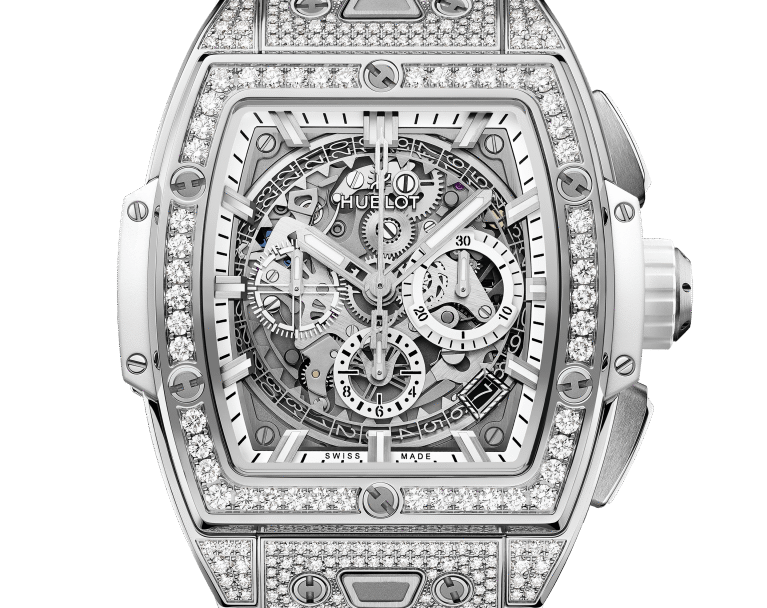 Hublot Spirit of Big Bang Chronograph Titanium & Diamonds Man's Watch