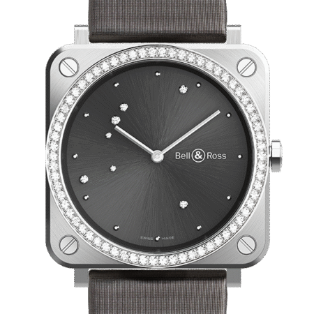 Bell & Ross Instruments BR S Grey Diamond Eagle & Diamonds Ladies Watch