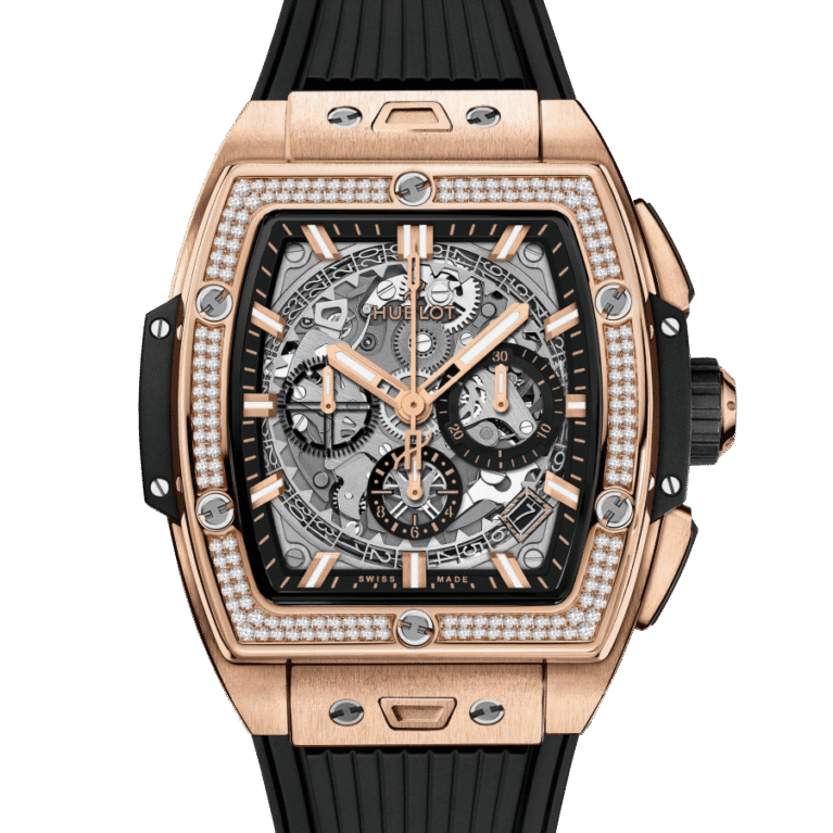 Hublot Spirit of Big Bang Chronograph 18K King Gold & Diamonds Man's Watch