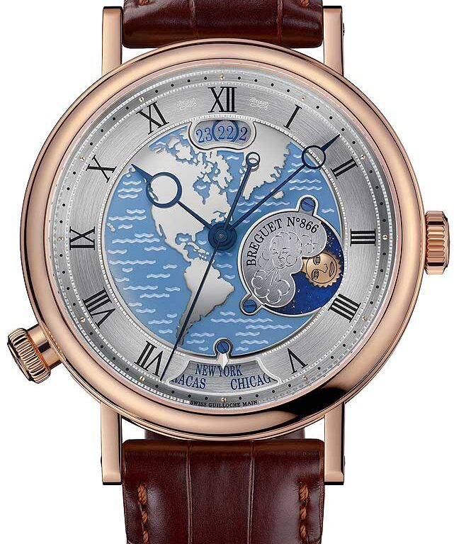 Breguet Hora Mundi 5717 18K Rose Gold Men's Watch