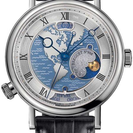 Breguet Hora Mundi 5717 Platinum Men's Watch